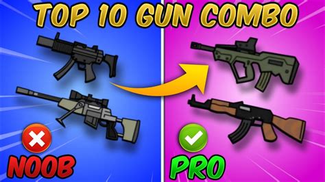 Best Combinations of Dual Guns in Mini Militia .